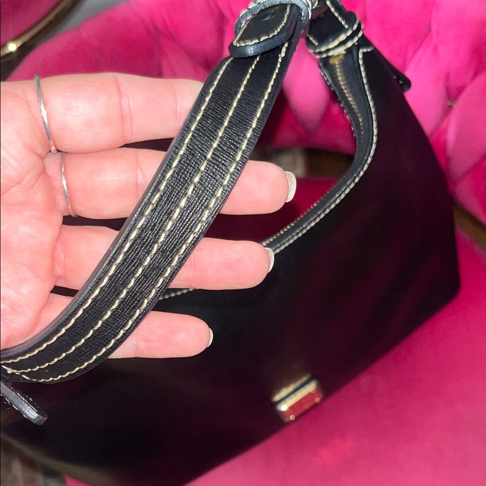 Dooney and Bourke Leather Hobo Bag - Picture 2 of 7